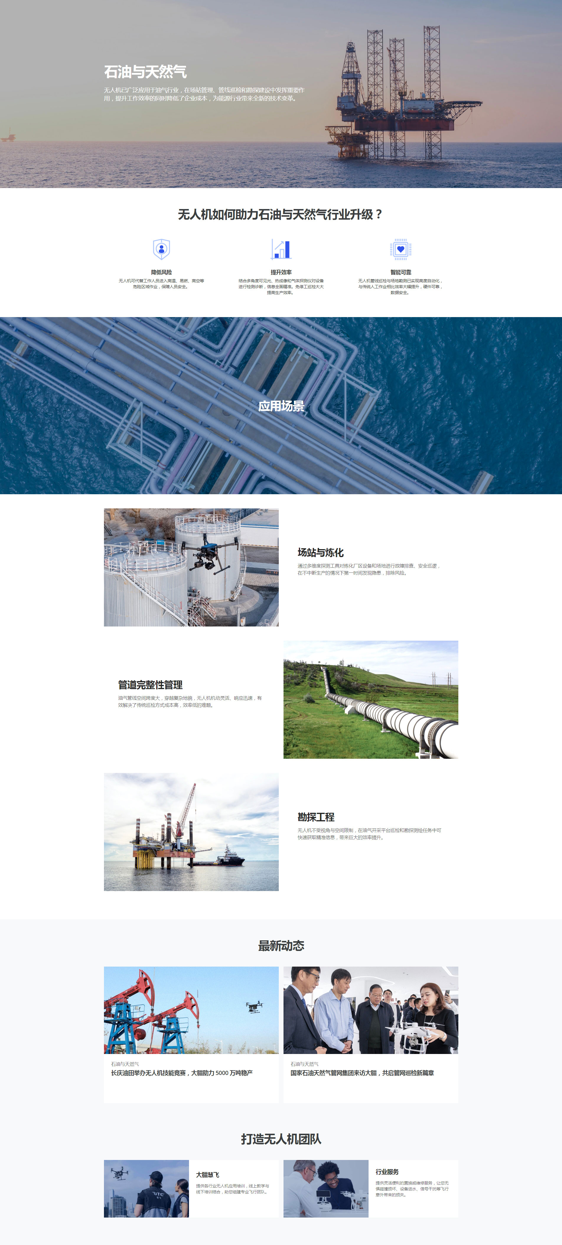 無人機油氣管道泄漏巡檢